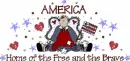 Angel with Flag - America