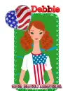 4th of July-God bless America-Debbie