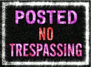 No Trespassing