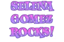 selena gomez rocks
