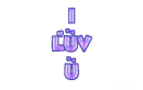 i luv u 