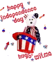 Happy Independence Day - Wilma