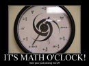 Math O Clock demotivational