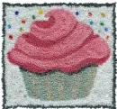 Pink cupcake 