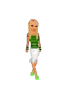 green doll