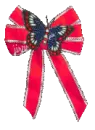 Red Bow & Butterfly