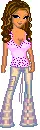 DOLL BRUNETTE BLUE JEANS PINK