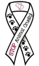 RIBBONS STOP CRUELTY ANIMAL