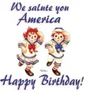 We Salute You America - Happy Birthday