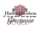Harley Davidson in my blood and in my garage - Georganne