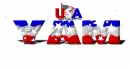 4th of july name tag-USA flag-YAM