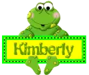 BLINKIE WITH THE NAME KIMBERLY