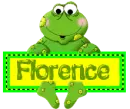 BLINKIE WITH THE NAME FLORENCE