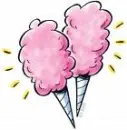 cotton candy/fairy floss