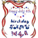 Jane's 4th of July birthday
