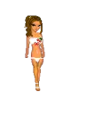 white doll going to the beach