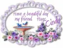 Sending hugs to friend - Cindy