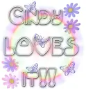 cindy loves it pastel