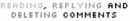 Reading; Replying; Deleting