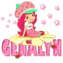 Strawberry shortcake name tag