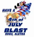 Have a 4th July blast hugs, Aletha
