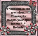 Friendship is like a window...