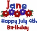 Happy Birthday Jane