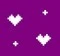 hearts purple