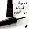 black eyliner