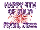 Happy 4th of July--Jess