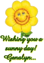 wishing you a sunny day!