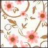 Pink and brown flowers