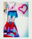 spraypainted heart and girl