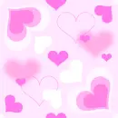 Cute hearts backround