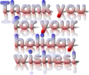 thank you for your holiday wishes