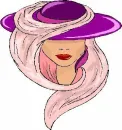 Woman in a hat