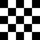 Black and White Checkered BG