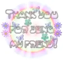 thank you for being my friend