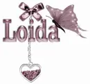 Loida Butterfly Heart Charm