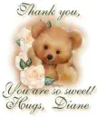 Bear With Roses - Diane