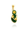 flower flip flop charm