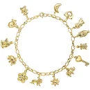 gold charm bracelet