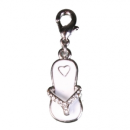 heart flip flop charm