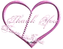 thank you pink heart jirzie
