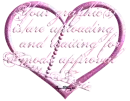 image approval pink heart jirzie