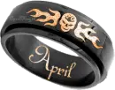 orange skull ring april