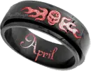 red skull ring april
