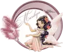 NAME MARILYN/PINK FEATHER