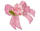 Pink Rose Bow