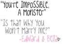 Bella and Edward on New Moon xD